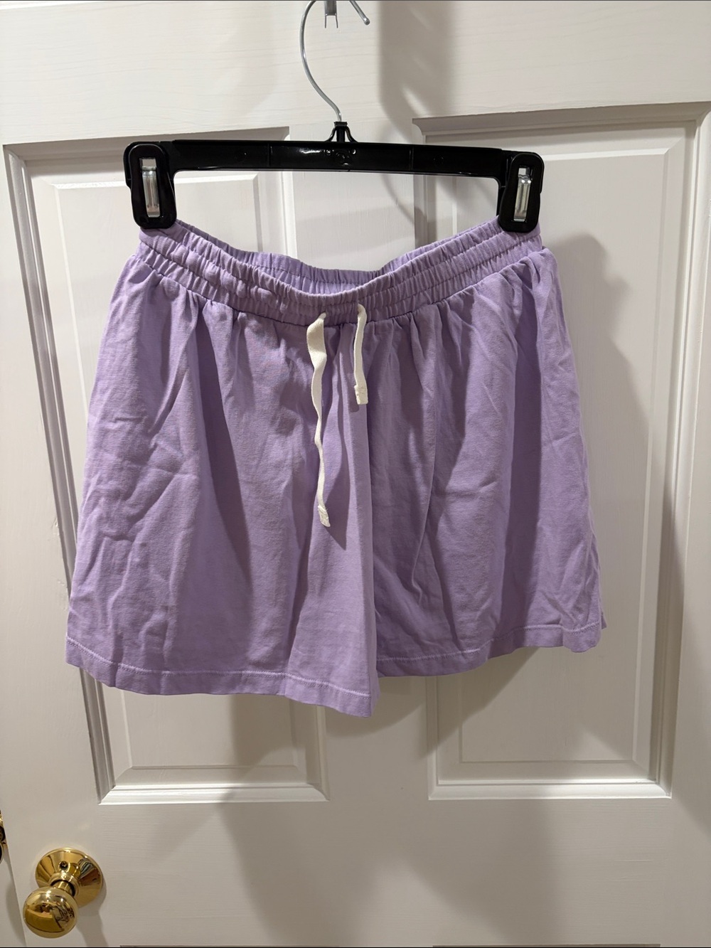 Hanna Andersson Lilac Drawstring Skort with White Tie